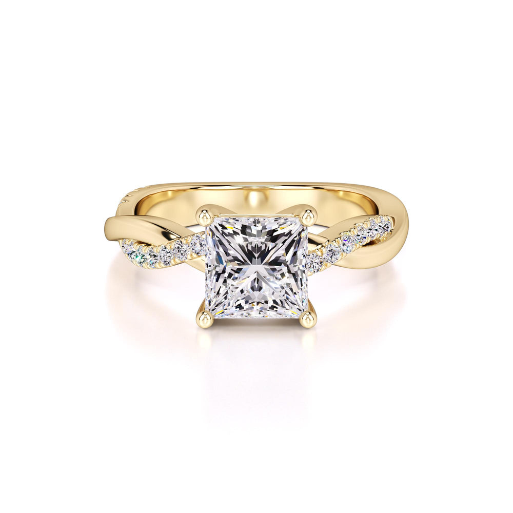 Tanya Lab Grown Diamond Ring | Yellow Gold | 1