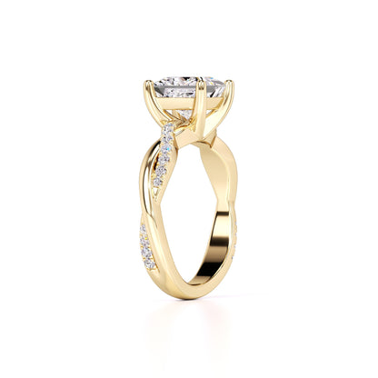 Tanya Lab Grown Diamond Ring | Yellow Gold | 3