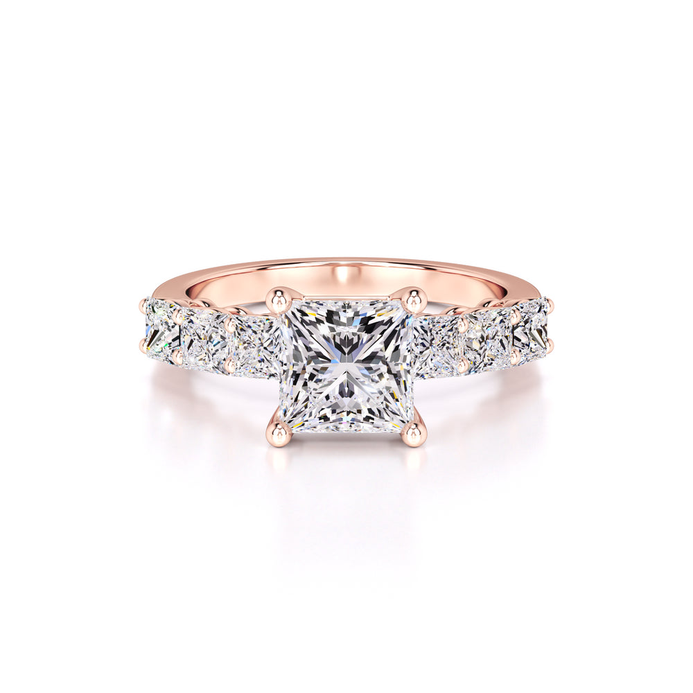 Jolie Lab Grown Diamond Ring | Rose Gold | 1