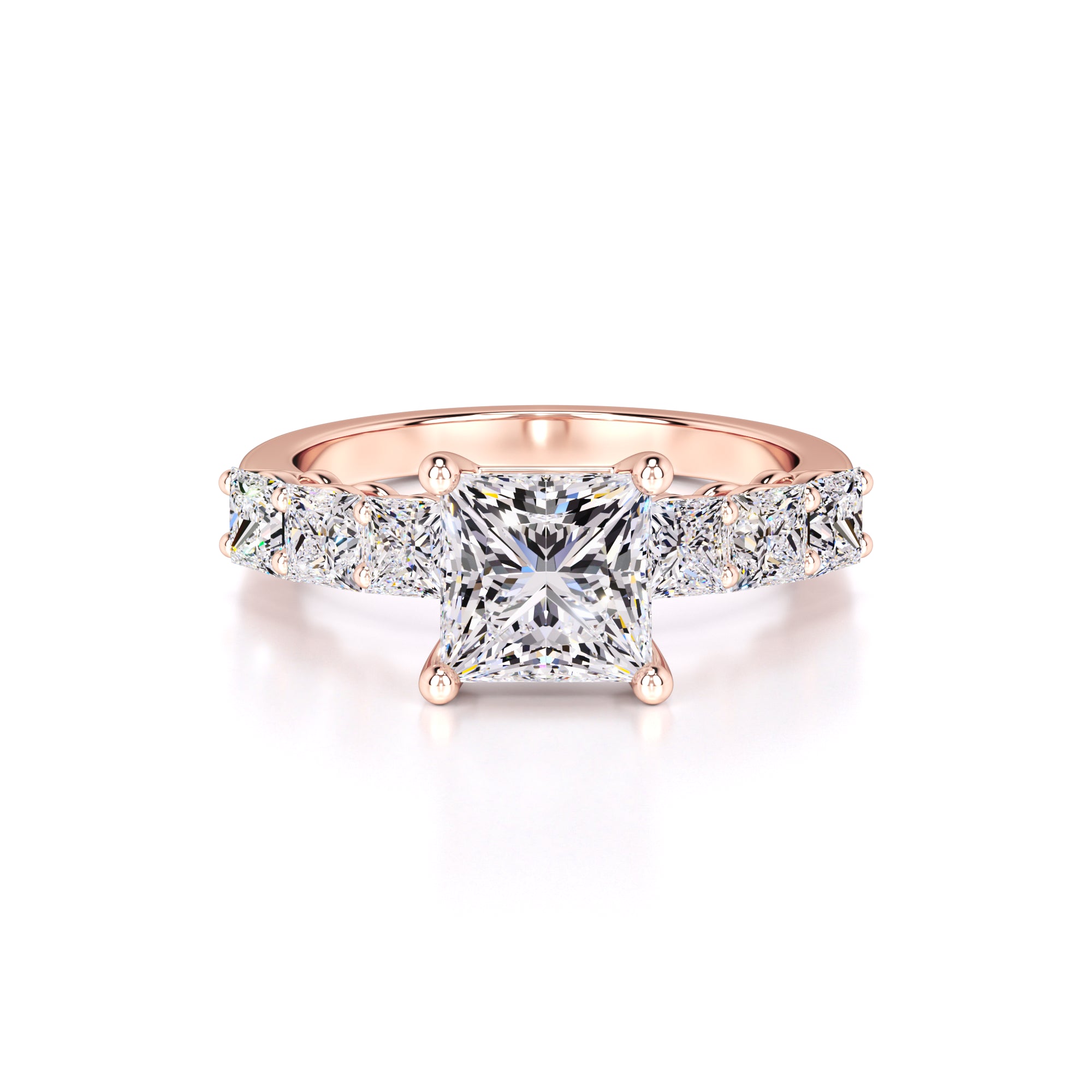 Jolie Lab Grown Diamond Ring | Rose Gold | 1