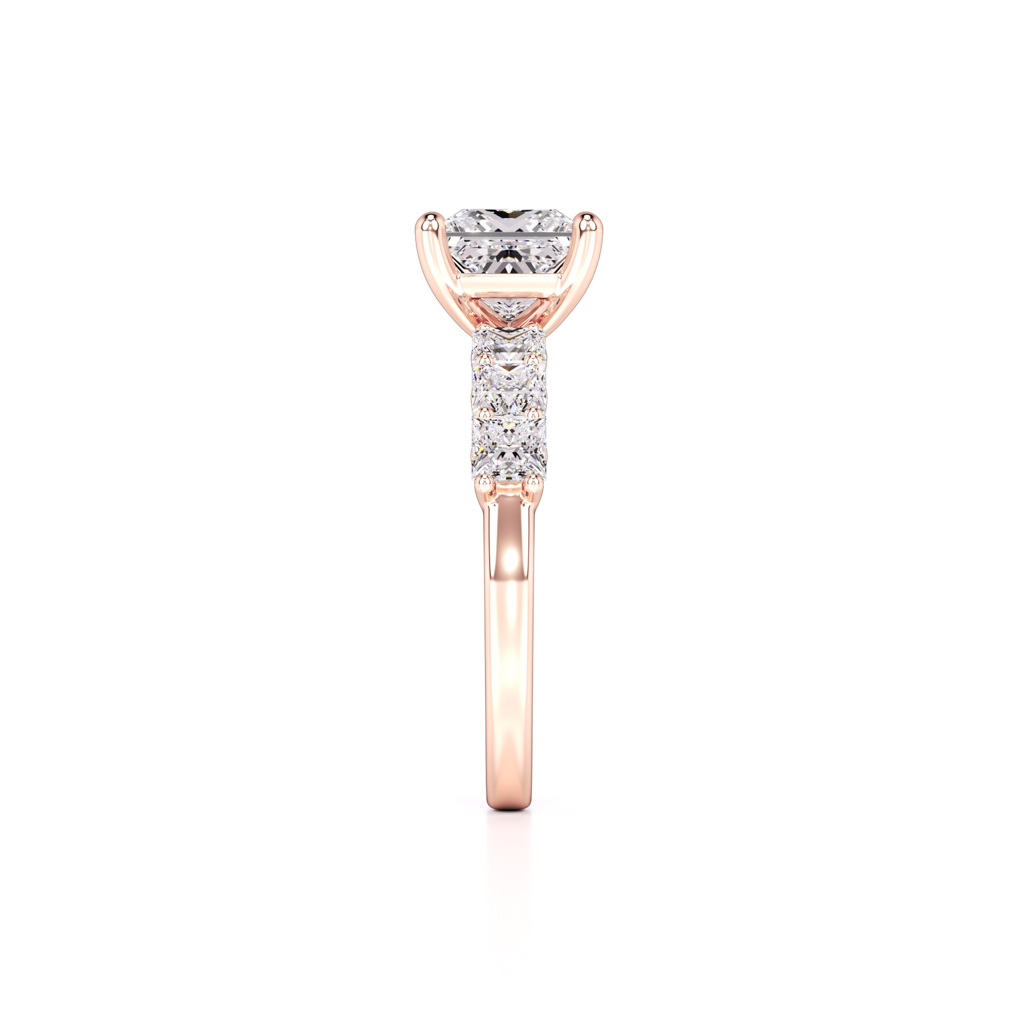 Jolie Lab Grown Diamond Ring | Rose Gold | 4