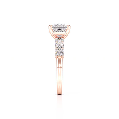 Jolie Lab Grown Diamond Ring | Rose Gold | 4