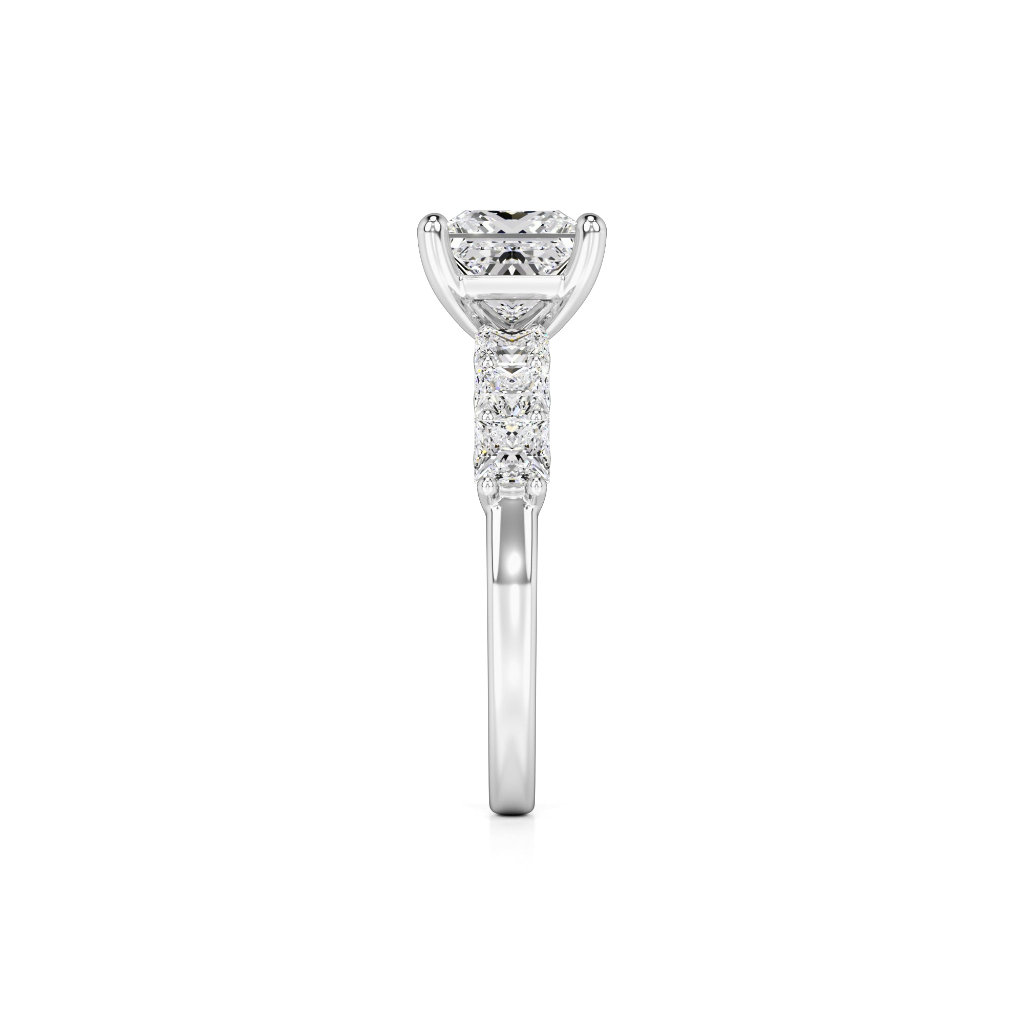 Jolie Lab Grown Diamond Ring | White Gold | 4