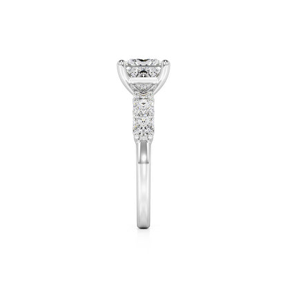 Jolie Lab Grown Diamond Ring | White Gold | 4