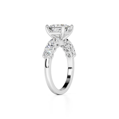 Jolie Lab Grown Diamond Ring | White Gold | 3