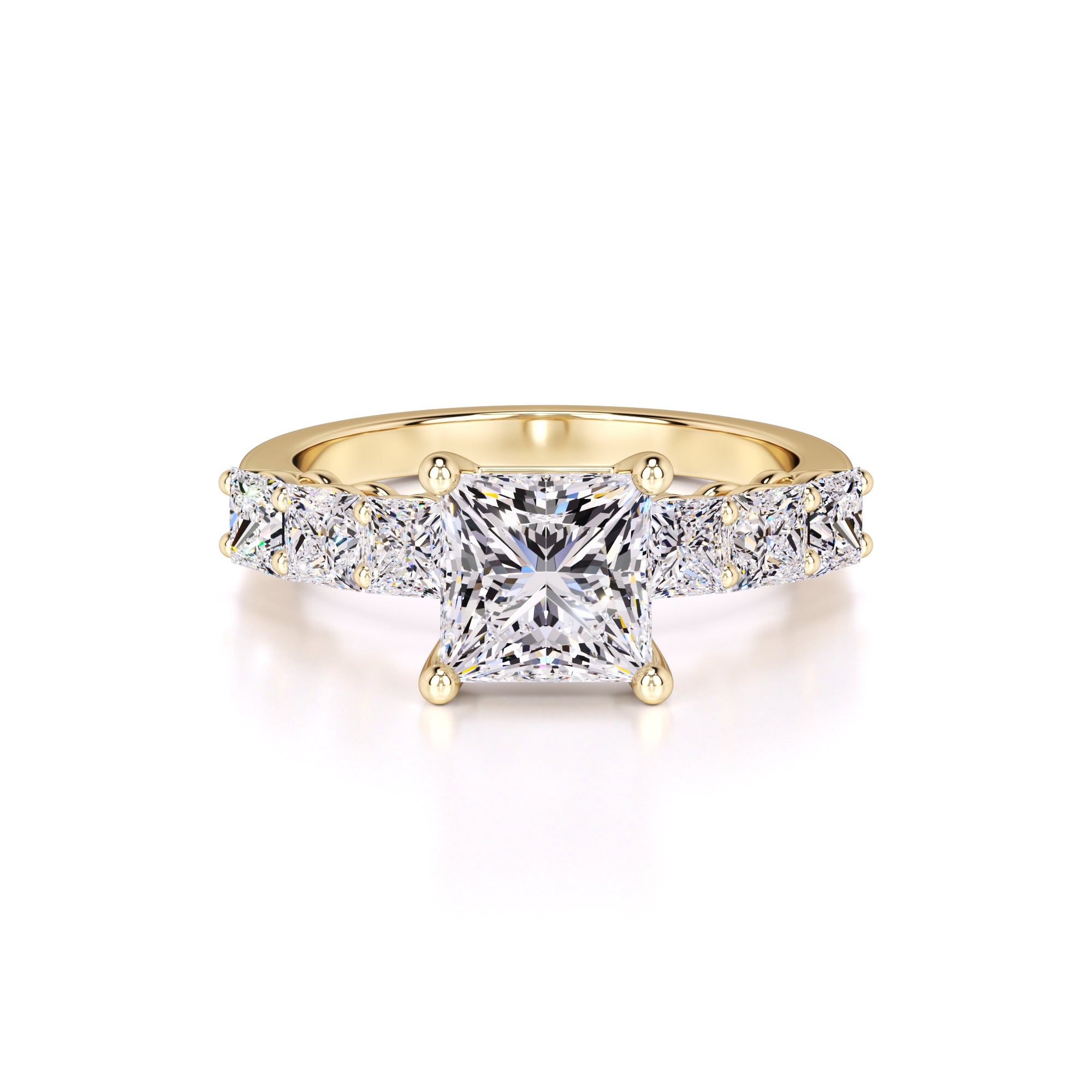 Jolie Lab Grown Diamond Ring | Yellow Gold | 1
