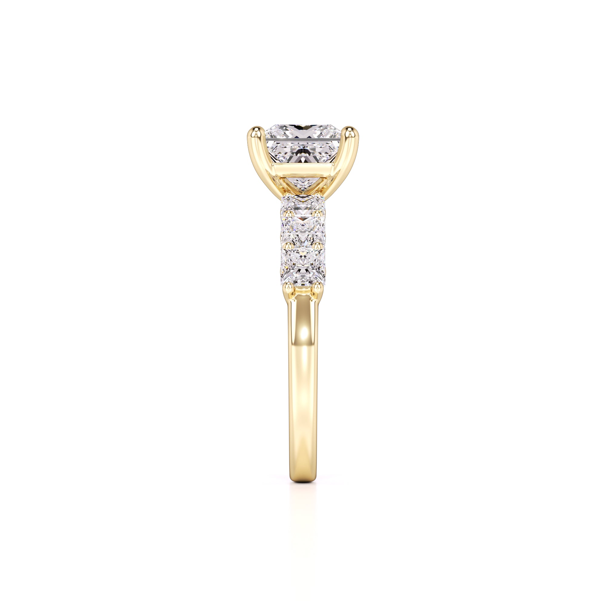 Jolie Lab Grown Diamond Ring | Yellow Gold | 4