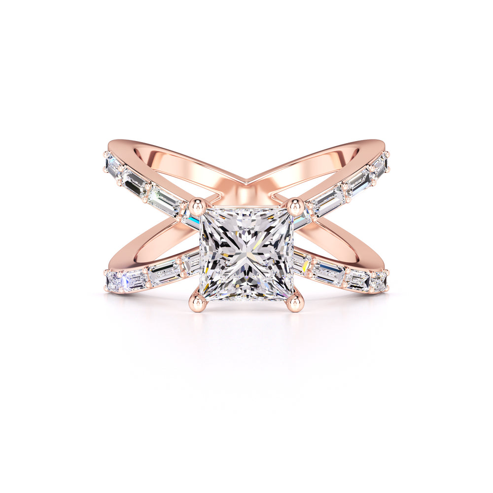 Rosa Lab Grown Diamond Ring | Rose Gold | 1