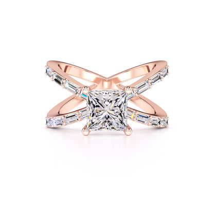 Rosa Lab Grown Diamond Ring | Rose Gold | 1