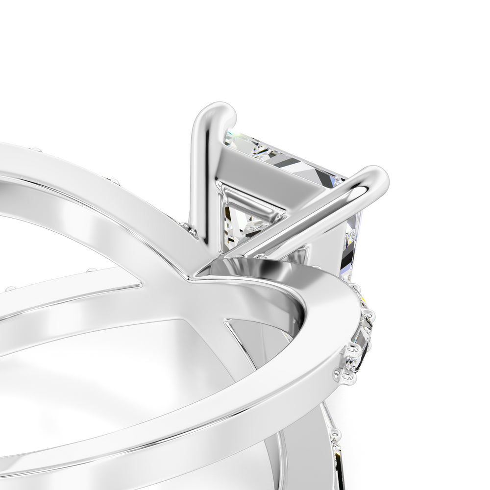 Rosa Lab Grown Diamond Ring | White Gold | 2