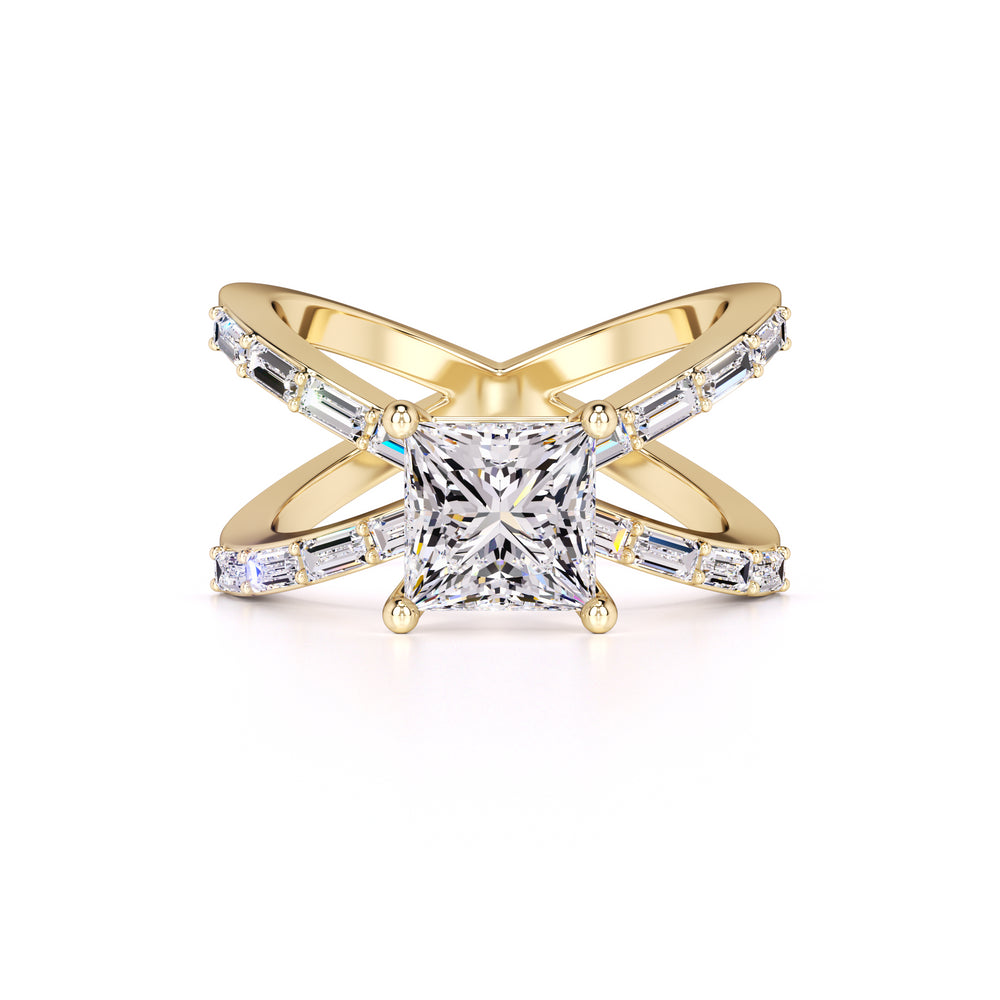 Rosa Lab Grown Diamond Ring | Yellow Gold | 1