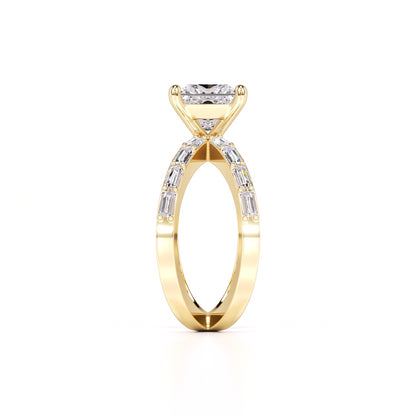 Rosa Lab Grown Diamond Ring | Yellow Gold | 4