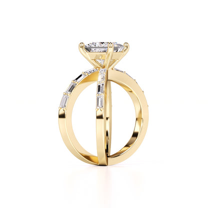 Rosa Lab Grown Diamond Ring | Yellow Gold | 3