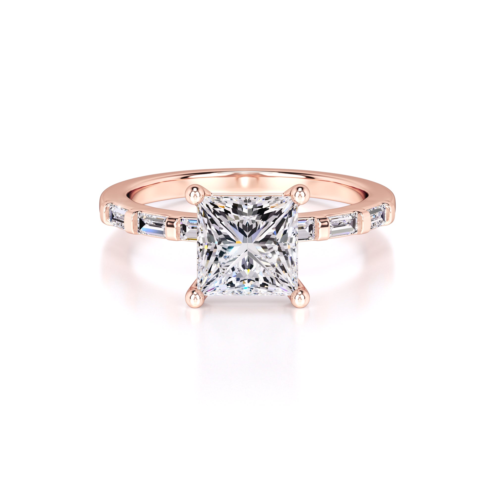 Marlowe Lab Grown Diamond Ring | Rose Gold | 1