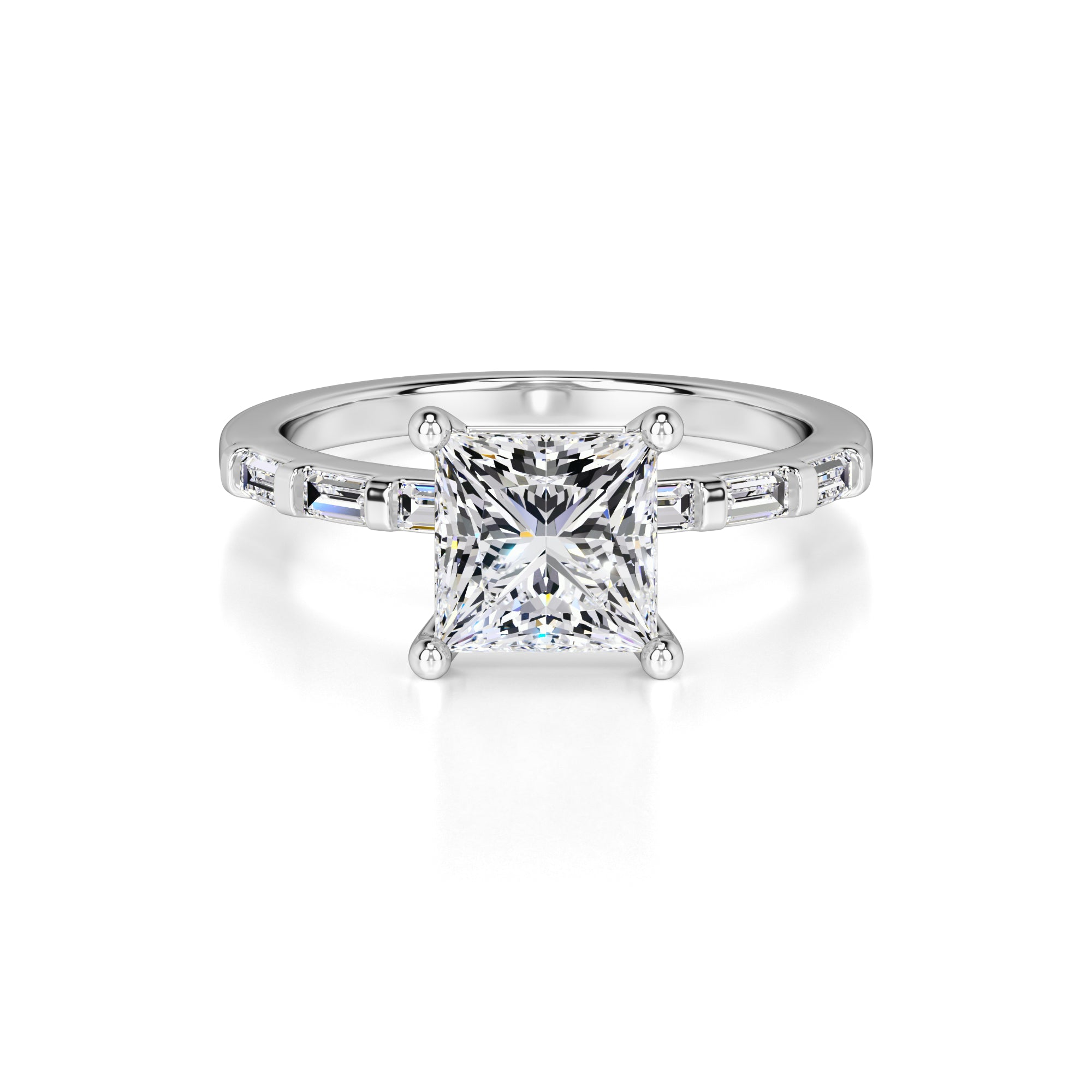 Marlowe Lab Grown Diamond Ring | White Gold | 1