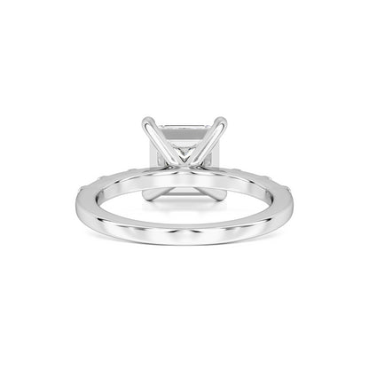 Marlowe Moissanite & Lab Grown Diamond Ring | White Gold | 3