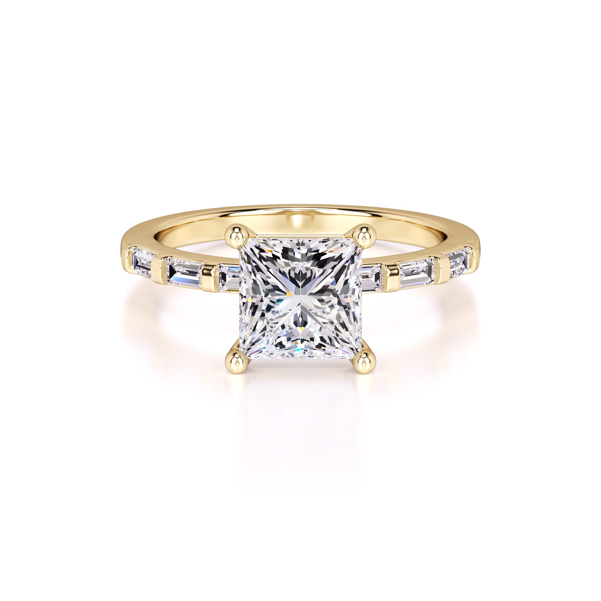 Marlowe Lab Grown Diamond Ring | Yellow Gold | 1