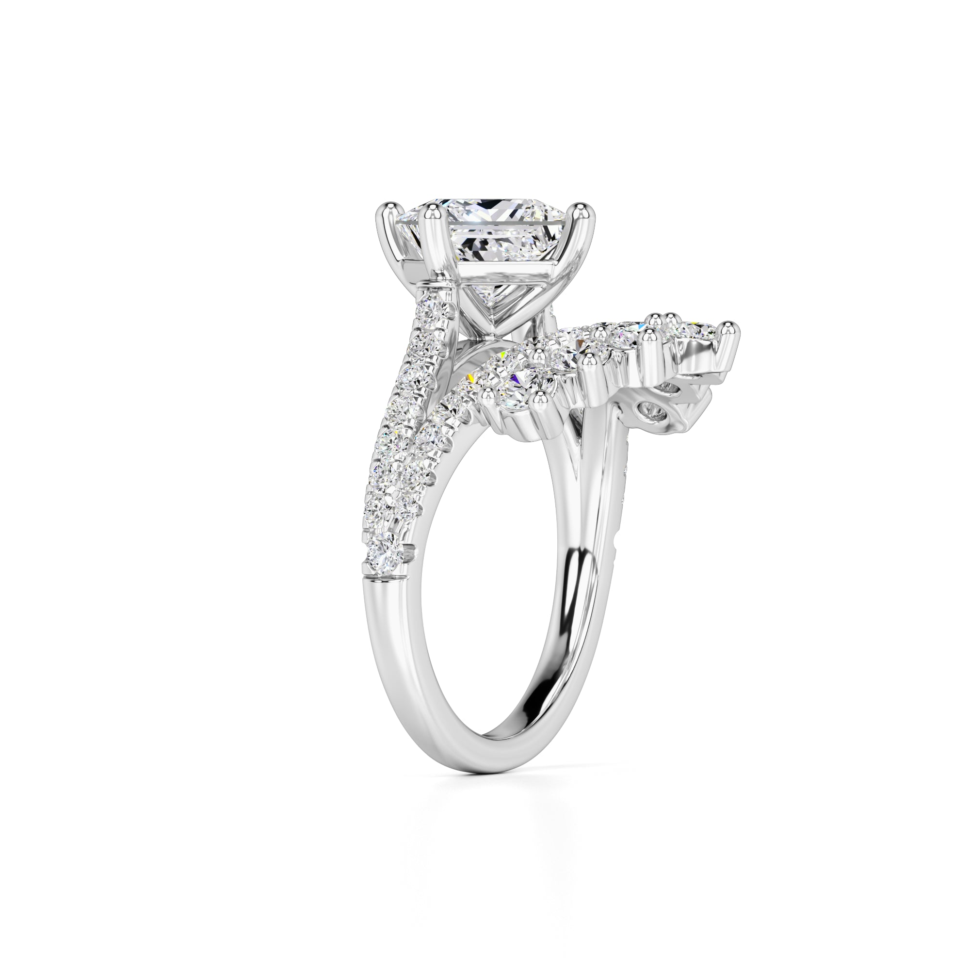 Finley Lab Grown Diamond Ring | White Gold | 3