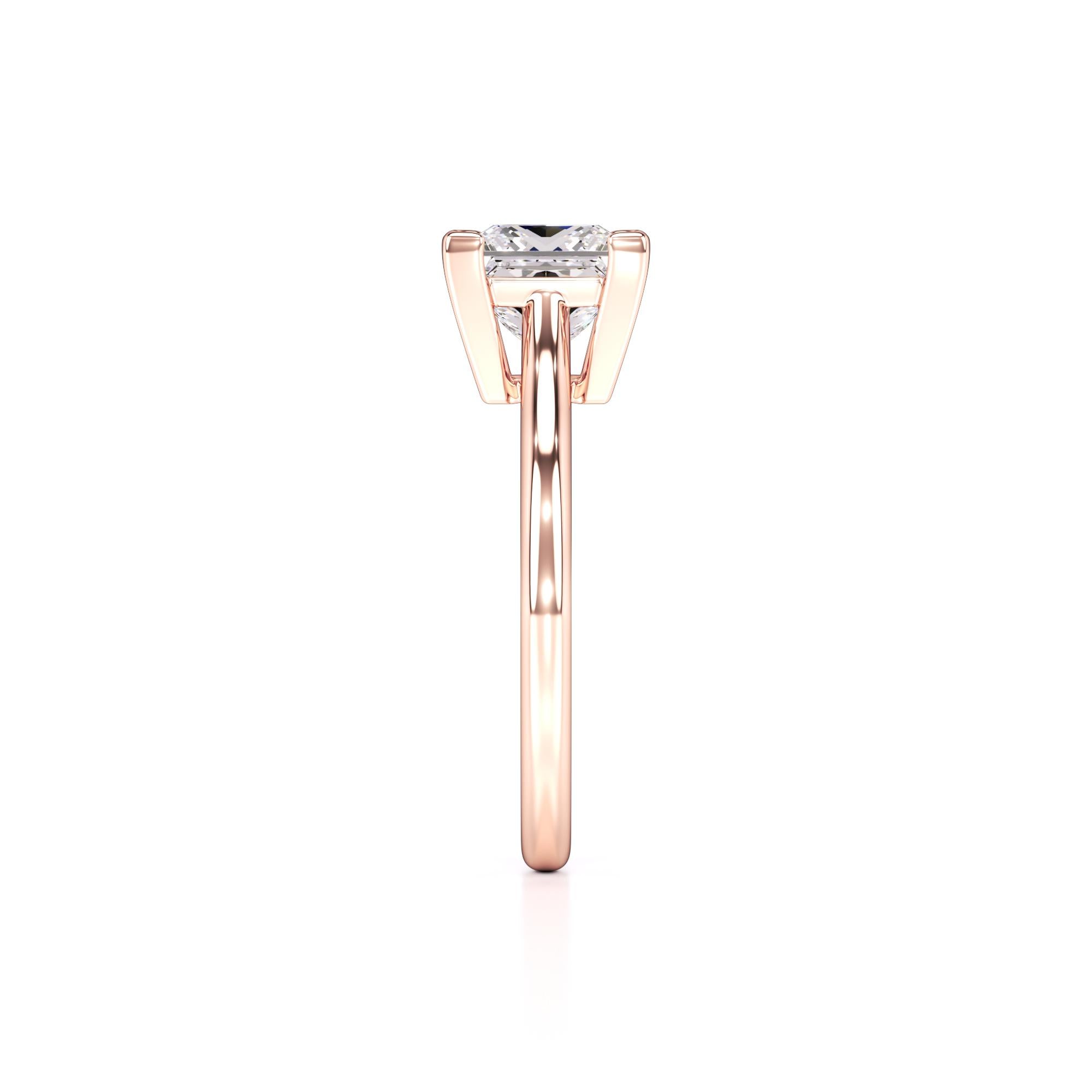 Charlee Lab Grown Diamond Ring | Rose Gold | 4