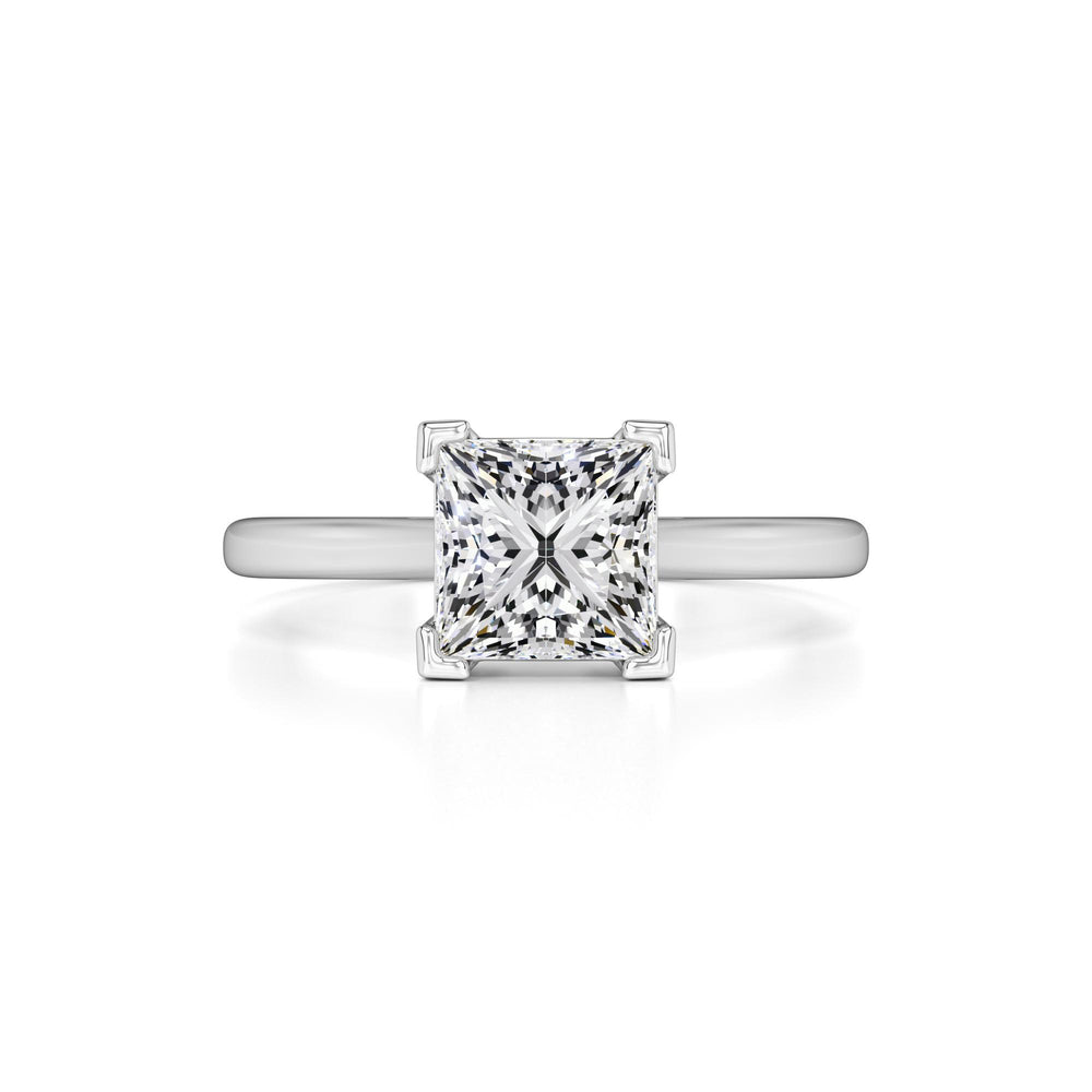 Charlee Moissanite Ring | White Gold | 1