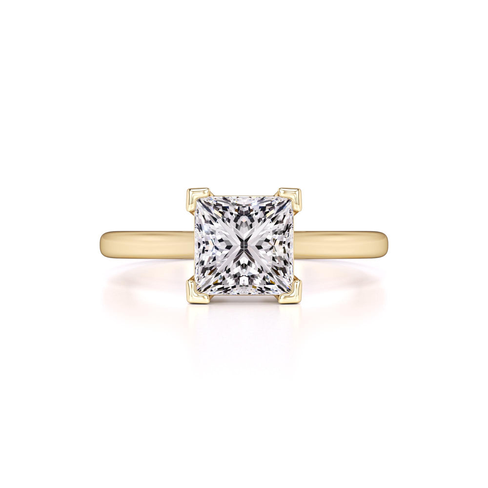 Charlee Moissanite Ring | Yellow Gold | 1