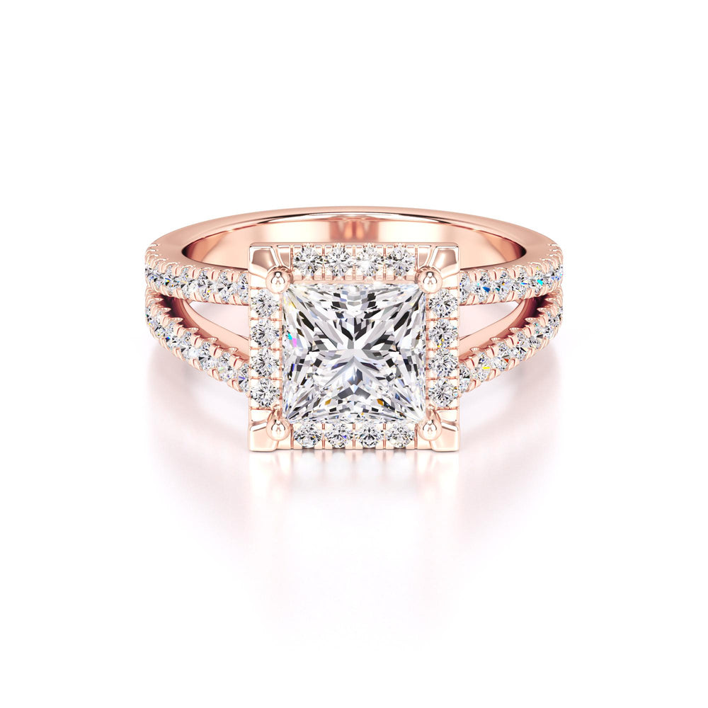 Dallas Lab Grown Diamond Ring | Rose Gold | 1