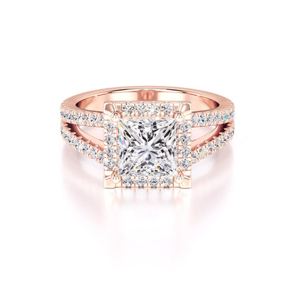 Dallas Lab Grown Diamond Ring | Rose Gold | 1