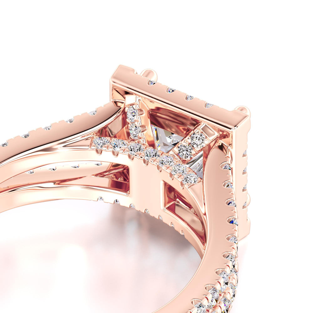Dallas Lab Grown Diamond Ring | Rose Gold | 2