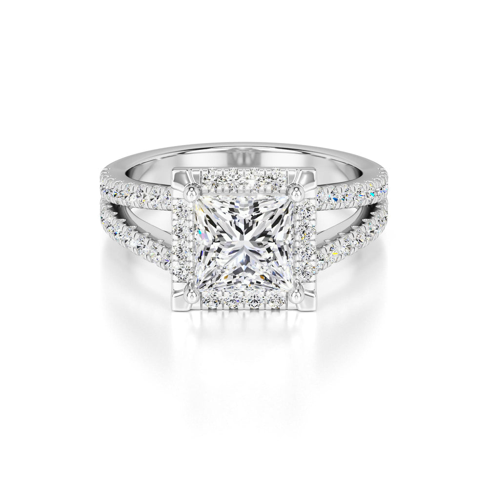 Dallas Lab Grown Diamond Ring | White Gold | 1