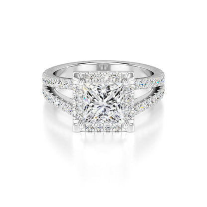 Dallas Lab Grown Diamond Ring | White Gold | 1