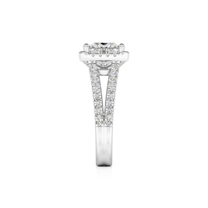Dallas Lab Grown Diamond Ring | White Gold | 4