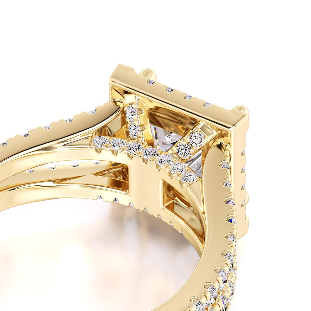 Dallas Lab Grown Diamond Ring | Yellow Gold | 2