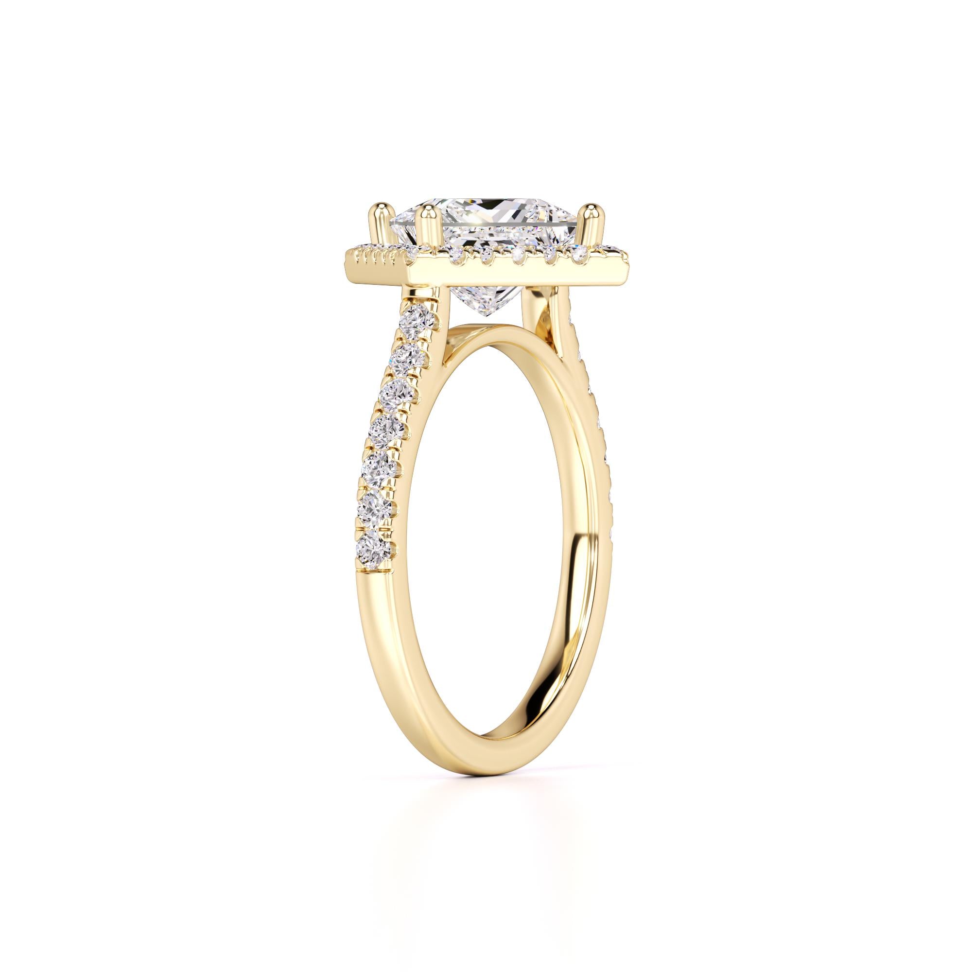 Ember Lab Grown Diamond Ring | Yellow Gold | 3