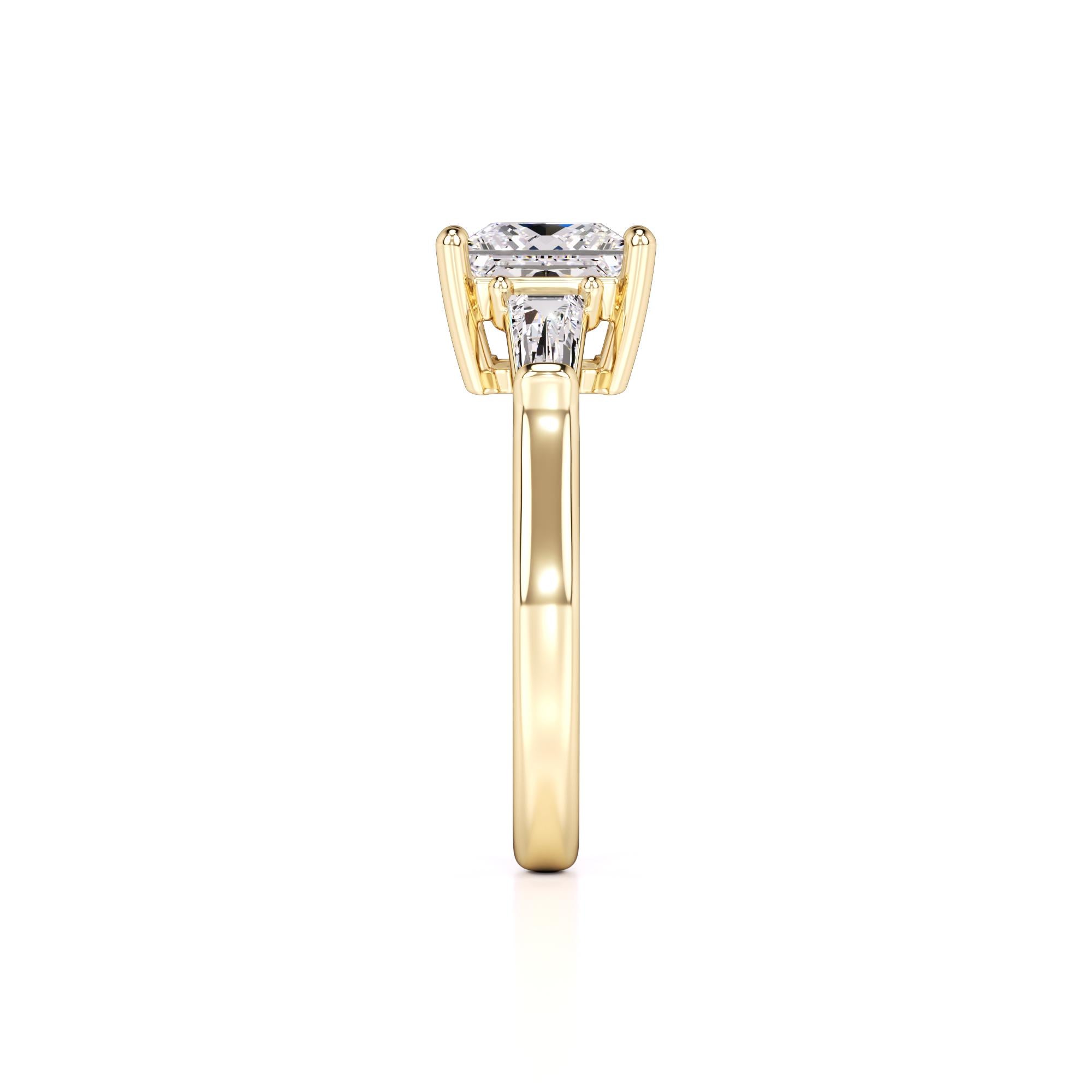 Kora Lab Grown Diamond Ring | Yellow Gold | 4