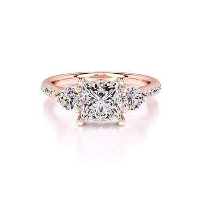 Saffron Lab Grown Diamond Ring | Rose Gold | 1