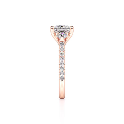 Saffron Lab Grown Diamond Ring | Rose Gold | 4