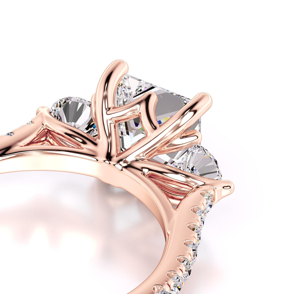 Saffron Lab Grown Diamond Ring | Rose Gold | 2
