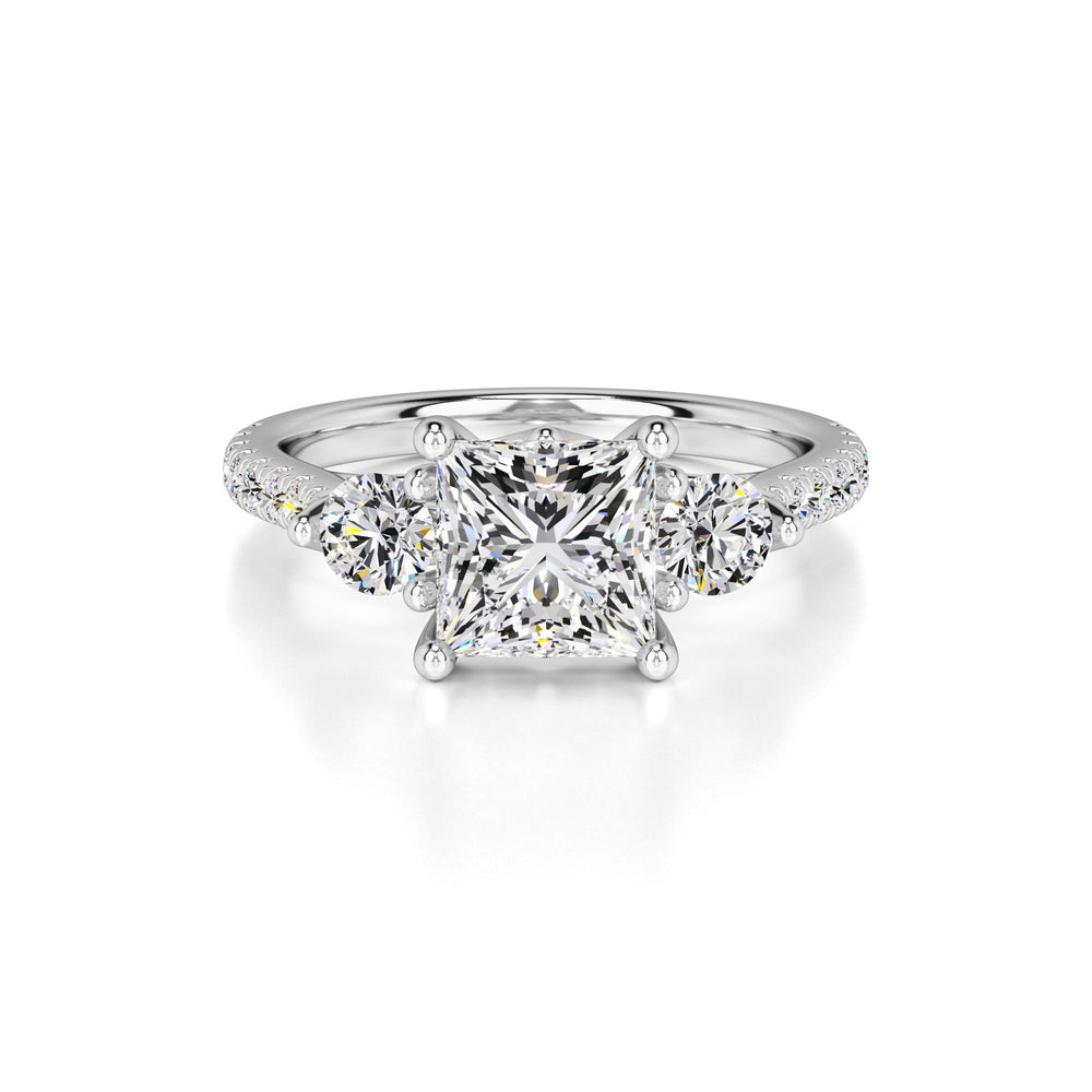 Saffron Lab Grown Diamond Ring | White Gold | 1