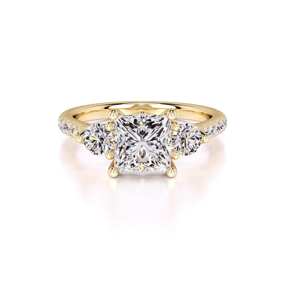 Saffron Lab Grown Diamond Ring | Yellow Gold | 1