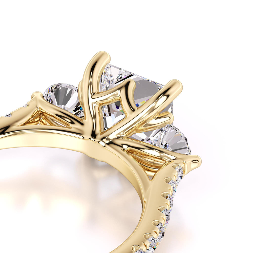 Saffron Lab Grown Diamond Ring | Yellow Gold | 2