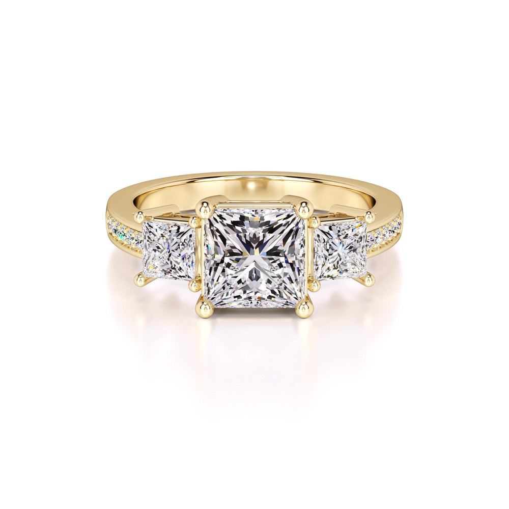 Mabel Lab Grown Diamond Ring | Yellow Gold | 1