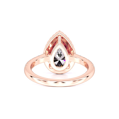 Samantha Moissanite & Lab Grown Diamond Ring | Rose Gold | 3