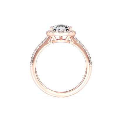 Samantha Moissanite & Lab Grown Diamond Ring | Rose Gold | 4