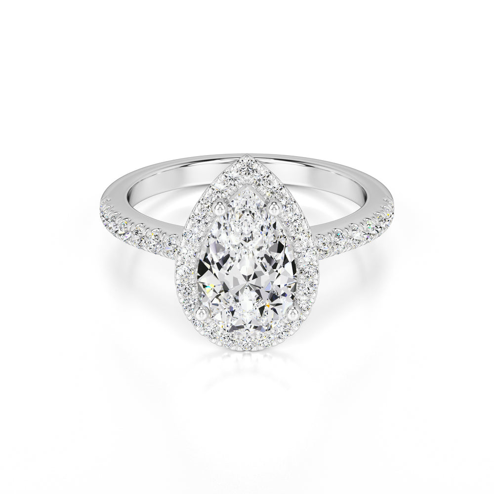 Samantha Lab Grown Diamond Ring | White Gold | 1