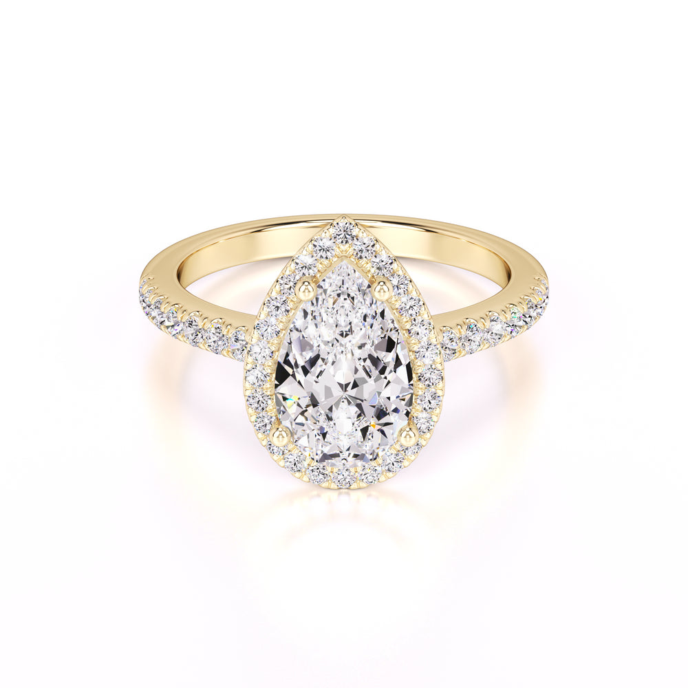 Samantha Lab Grown Diamond Ring | Yellow Gold | 1