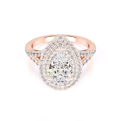 Veronica Lab Grown Diamond Ring | Rose Gold | 1