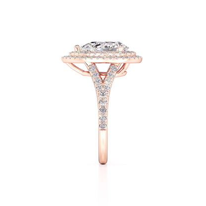 Veronica Lab Grown Diamond Ring | Rose Gold | 4
