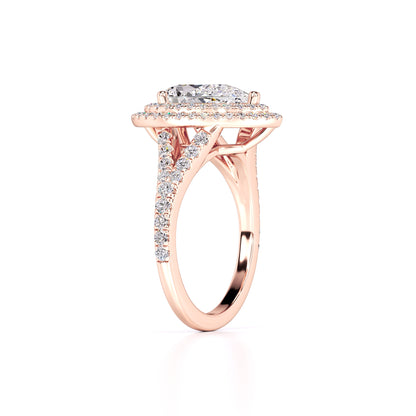 Veronica Lab Grown Diamond Ring | Rose Gold | 3