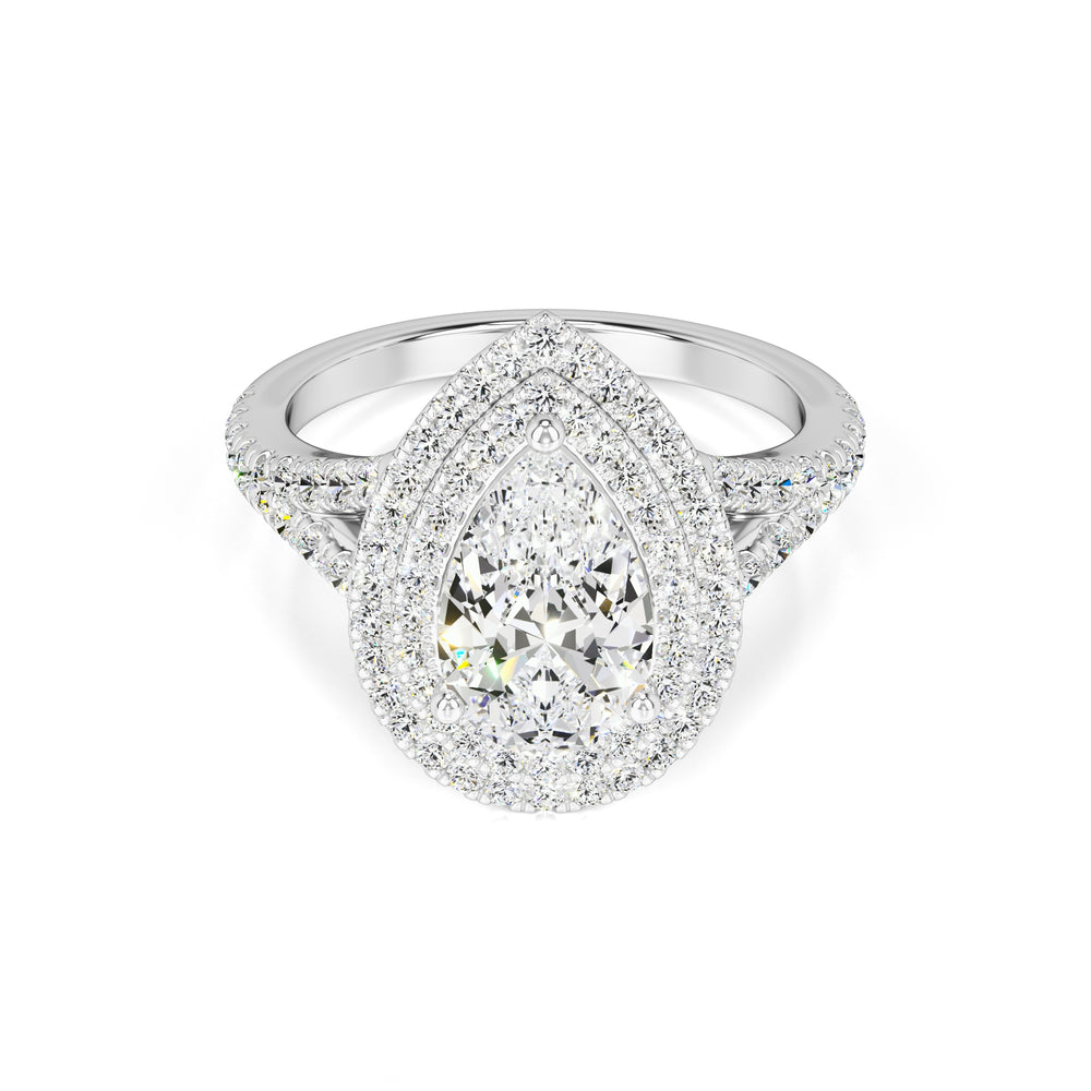 Veronica Lab Grown Diamond Ring | White Gold | 1