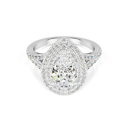 Veronica Lab Grown Diamond Ring | White Gold | 1